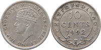 CANADA NEWFOUNDLAND 10 CENTS George VI. (1936-1952) -