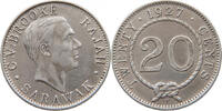 SARAWAK 20 CENTS Charles V. Brooke 1917-1946 -