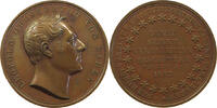 BADEN MEDAILLE Leopold 1830-1852 1852 (v. Kachel) auf seinen Tod -
