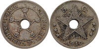 BELGIAN CONGO 5 CENTIMES Albert I. 1909-1934 -