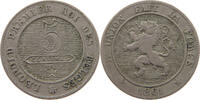 BELGIUM 5 CENTIMES Leopold I. (1831-1865) -