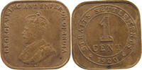 STRAITS SETTLEMENTS CENT George V. (1910-1936) -