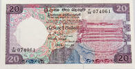 CEYLON 20 RUPEES -