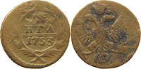 RUSSIA EMPIRE DENGA Elisabeth I. (1741-1761) -