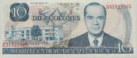 COSTA RICA 10 COLONES -