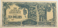 MALAYA JAPANESE GOVERNMENT 10 DOLLARS -