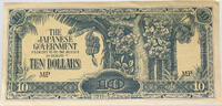 MALAYA JAPANESE GOVERNMENT 10 DOLLARS -