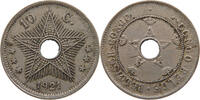 BELGIAN CONGO 10 CENTIMES Albert I. 1909-1934 -