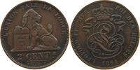 BELGIUM 2 CENTIMES Leopold I. (1831-1865) -