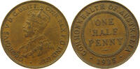 AUSTRALIA HALFPENNY 1/2 PENNY George V. (1910-1936) -