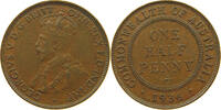 AUSTRALIA HALFPENNY 1/2 PENNY George V. (1910-1936) -