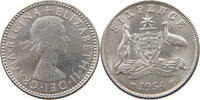 AUSTRALIA 6 PENCE SIXPENCE Elizabeth II. (1952-2022) -