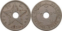 BELGIAN CONGO 20 CENTIMES Albert I. 1909-1934 -