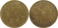 BELGIAN CONGO 5 FRANCS LEOPOLD III. (1934-1951) -