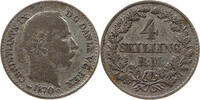 DENMARK 4 SKILLING Christian IX. (1863-1906) -
