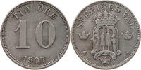 SWEDEN 10 ÖRE Oscar II. (1872-1907) -