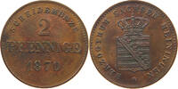 SACHSEN MEININGEN 2 PFENNIG Georg II. (1866-1914) -