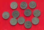 ÖSTERREICH 5 GROSCHEN COLLECTION LOT AUSTRIA 5 GROSCHEN PROOF 11PC -
