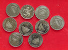 ÖSTERREICH 5 SCHILLING COLLECTION LOT AUSTRIA 5 SCHILLING PROOF 9PC -