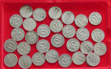 DDR 10 PFENNIG COLLECTION LOT GERMANY DDR 10 PFENNIG 30PC 45G -