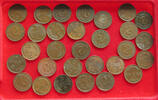 WEIMARER REPUBLIK 2 PFENNIG COLLECTION LOT GERMANY WEIMAR 2 PFENNIG 30PC 100G -