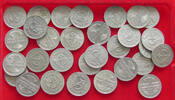 WEIMARER REPUBLIK 50 PFENNIG COLLECTION LOT GERMANY WEIMAR 50 PFENNIG 30PC 50G -