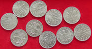 WEIMARER REPUBLIK 500 MARK COLLECTION LOT GERMANY WEIMAR 500 MARK 10PC 17G -