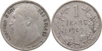 BELGIUM FRANC Leopold II. 1865-1909 -