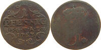 SACHSEN GOTHA ALTENBURG PFENNIG Friedrich III. (1732-1772) -
