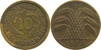 WEIMARER REPUBLIK 10 REICHSPFENNIG -