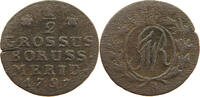BRANDENBURG PREUSSEN 1/2 GROSCHEN 1797 Friedrich Wilhelm II. 1786-1797. S 83.67 元  ＋  58.49 元 运费