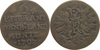 BRANDENBURG PREUSSEN 6 PFENNIG Friedrich I. 1701-1713 -
