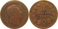 BADEN DURLACH KREUZER Leopold 1830-1852 -