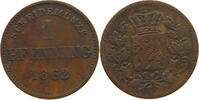 BAYERN PFENNIG Maximilian II. Joseph (1848-1864) -