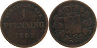 BAYERN PFENNIG Ludwig II. 1864-1886. -