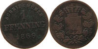 BAYERN PFENNIG Ludwig II. 1864-1886. -