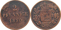 BAYERN 2 PFENNIG Maximilian II. Joseph (1848-1864) -