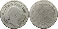 BAYERN 6 KREUZER Maximilian I. Joseph 1806-1825. -