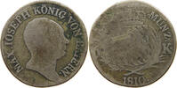 BAYERN 6 KREUZER Maximilian I. Joseph 1806-1825. -