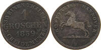 BRAUNSCHWEIG CALENBERG HANNOVER GROSCHEN 1859 Georg V. 1851 - 1866 SS- 83.75 元  ＋  58.54 元 运费