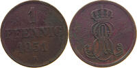 BRAUNSCHWEIG CALENBERG HANNOVER PFENNIG Ernst August 1837-1851 -