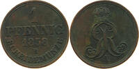 BRAUNSCHWEIG CALENBERG HANNOVER PFENNIG Georg V. 1851-1866. -
