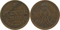 BRAUNSCHWEIG CALENBERG HANNOVER PFENNIG Georg V. 1851-1866. -