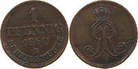 BRAUNSCHWEIG CALENBERG HANNOVER PFENNIG Georg V. 1851-1866. -