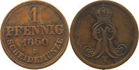 BRAUNSCHWEIG CALENBERG HANNOVER PFENNIG Georg V. 1851-1866. -
