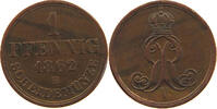 BRAUNSCHWEIG CALENBERG HANNOVER PFENNIG Georg V. 1851-1866. -