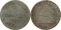 BRAUNSCHWEIG CALENBERG HANNOVER 1/2 GROSCHEN Georg V. 1851-1866. -