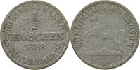 BRAUNSCHWEIG CALENBERG HANNOVER 1/2 GROSCHEN Georg V. 1851-1866. -