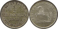 BRAUNSCHWEIG CALENBERG HANNOVER 1/2 GROSCHEN Georg V. 1851-1866. -