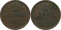 BRAUNSCHWEIG CALENBERG HANNOVER 2 PFENNIG Georg V. 1851-1866. -
